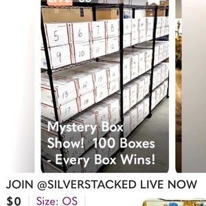 LIVE NOW MYSTERY BOX SHOW!  @SILVERSTACKED